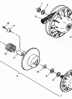 DRIVEN CLUTCH - A99BG38CA (4949664966b014)