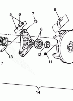 DRIVE CLUTCH - A99CA28CA (4949444944b012)