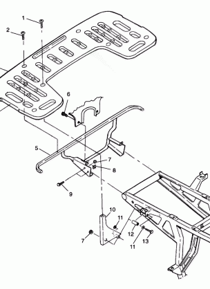 REAR RACK MOUNTING - A99CA28CA (4949444944a006)