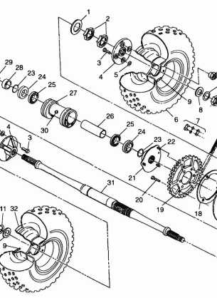 REAR WHEEL DRIVE - A99CA28CA (4949444944c003)