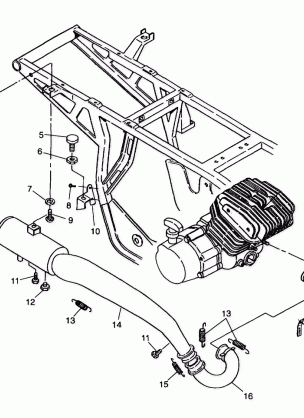 EXHAUST SYSTEM - A99CA28CA (4949444944a013)