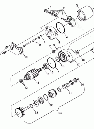 STARTING MOTOR - A99CA28CA (4949444944c012)