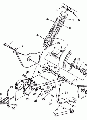 SWING ARM / SHOCK MOUNTING - A99CA28CA (4949444944b011)