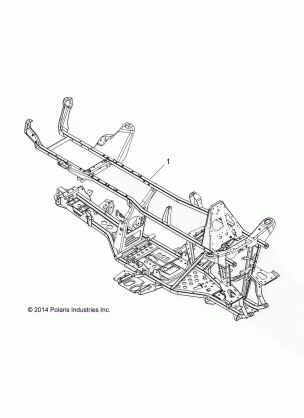 CHASSIS FRAME - A16SDS57C2 (49ATVFRAME1570TRG)