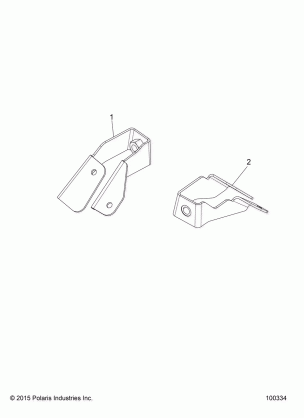 CHASSIS SEATBELT ANCHORS - A16SDS57C2 (100334)