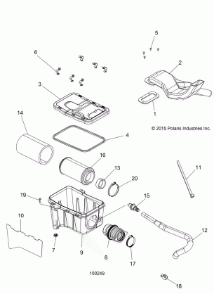 ENGINE AIR INTAKE SYSTEM - A16SEB57C1 / C2 / SEC57C1 / C2 / CL / SBB57C1