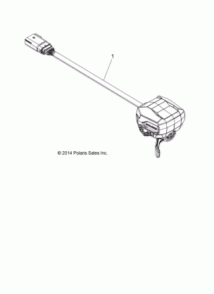 STEERING CONTROLS THROTTLE ASM. - A16SEB57C1 / C2 / SEC57C1 / C2 / CL / SBB57C1 (49ATVCONTROLS15QUAD)