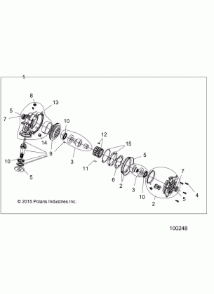 DRIVE TRAIN FRONT GEARCASE - A16SEH57A7