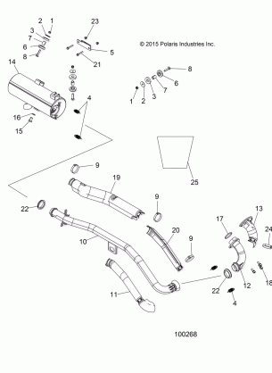 ENGINE EXHAUST - A16SES57F1 / F2 / SBT57F1