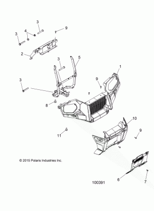 BODY FRONT BUMPER and MOUNTING - A16SET57C1 / C7 / SES57C1 / C2 / SBT57C1 (100391)