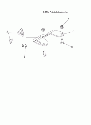 STEERING STEERING LOCK - A16SHC57CM (49ATVSTEERINGLOCK15570SPQ)