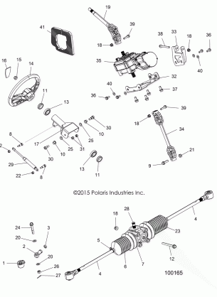 STEERING STEERING ASM. - A16DAE57A9 / AM (100165)