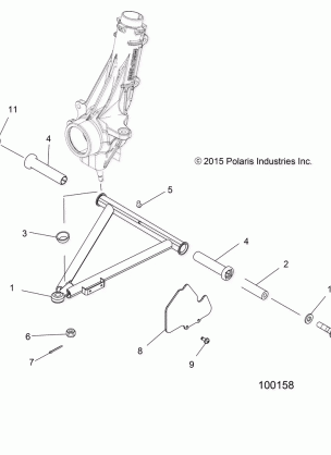 SUSPENSION A-ARM and STRUT MOUNTING - A16DAA57A5 / A7 / L2 / E57A9 / E57AM (100158)