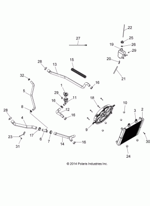 ENGINE COOLING SYSTEM - A16SHE57NM (49ATVCOOL15570SP)