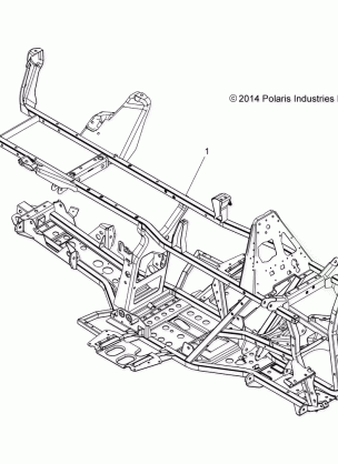 CHASSIS FRAME - A16SHE57NM (49ATVFRAME15570SP)