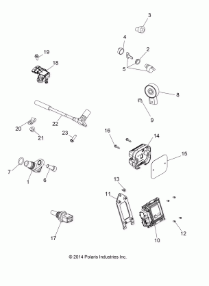 ELECTRICAL SWITCHES SENSORS and ECM - A16SHE57NM (49ATVELECT15SPMD)