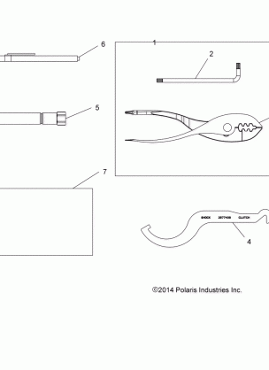 TOOLS TOOL KIT - A16SHE57NM (49ATVTOOL08SP500)