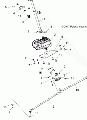 STEERING EPS - A16SHE57NM (101394)