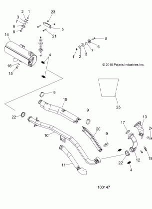 ENGINE EXHAUST - A16SJE57AB