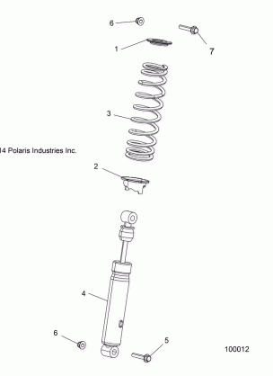 SUSPENSION FRONT SHOCK - A16SJE57AB (100012)