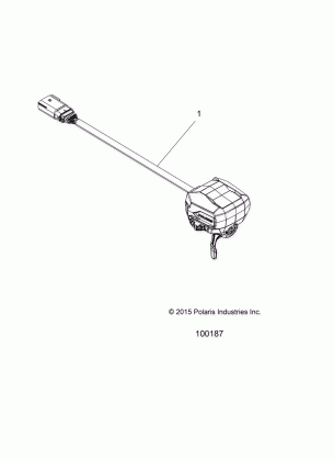 STEERING CONTROLS THROTTLE ASM. - A16SUC57C1 (100187)