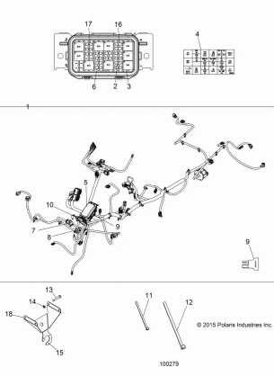 ELECTRICAL HARNESS -  A16SUS57C1 (100279)