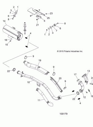 ENGINE EXHAUST - A16SUS57C1