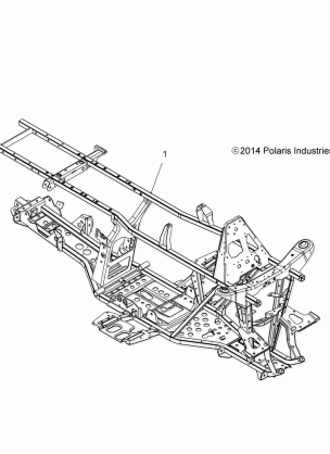 CHASSIS FRAME - A16SUS57C1 (49ATVFRAME15UTE)