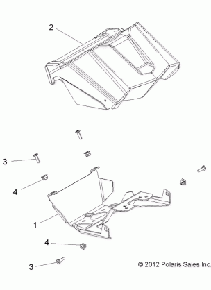 BODY GAUGE POD - A16SVA85A2 (49ATVGAUGES13850SCRAM)