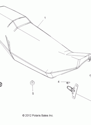 BODY SEAT - A16SVA85A2 (49ATVSEAT13850SCRAM)