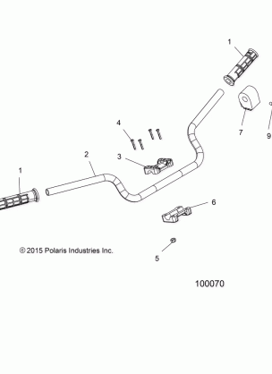 STEERING HANDLEBAR and CONTROLS - A16SVA85A2 (100070)