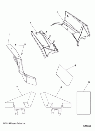 BODY REAR CAB AND HEAT SHIELDS - A16SVE95NM / AN2 (100393)