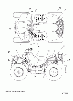 BODY DECALS - A16SVE95NM / AN2 (100392)