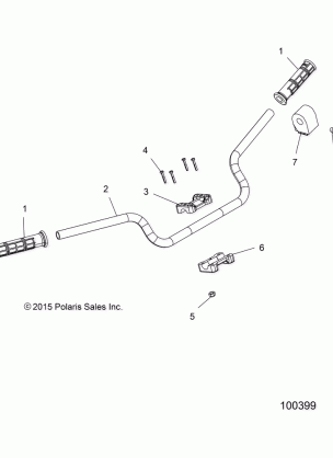 STEERING HANDLEBAR and CONTROLS - A16SVE95NM / AN2 (100398)