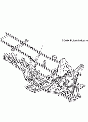 CHASSIS FRAME - A16SWE57A1 / A7 (49ATVFRAME15570X2)