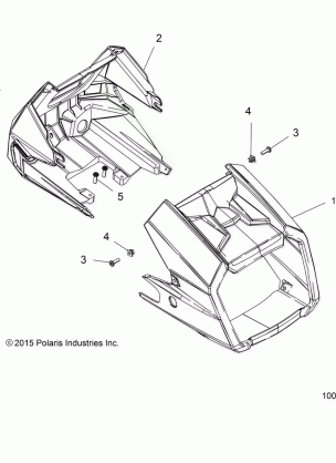 BODY HEADLIGHT POD - A16SXE95NK / A95N2 (100356)