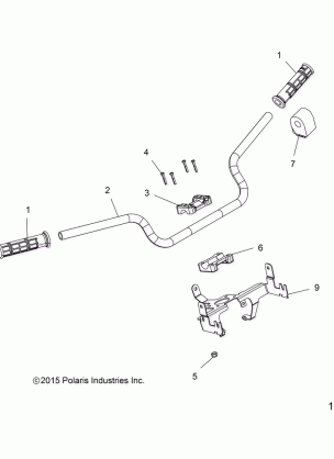 STEERING HANDLEBAR and CONTROLS - A16SXE95NK / A95N2 (100353)