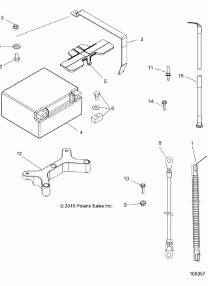 ELECTRICAL BATTERY - A16SXE95NK / A95N2 (100357)