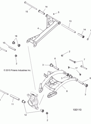 SUSPENSION REAR - A16SXM95AL