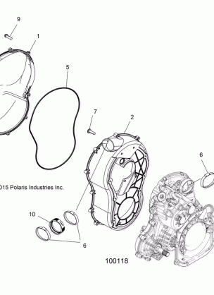 BODY CLUTCH COVER AND BOOTS - A16SXN85A3