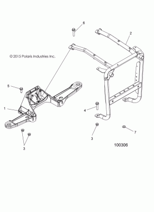 BODY FRONT RACK SUPPORT - A16SXN85A3