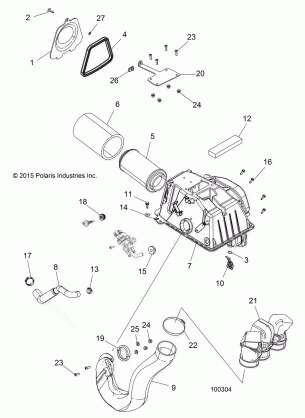 ENGINE AIR INTAKE - A16SXN85A3