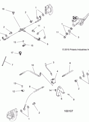 BRAKES BRAKE LINES - A16SXN85A3