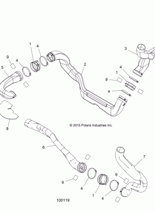 BODY CLUTCH DUCTS - A16SXN85A3