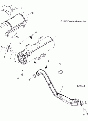 ENGINE EXHAUST - A16SXN85A3