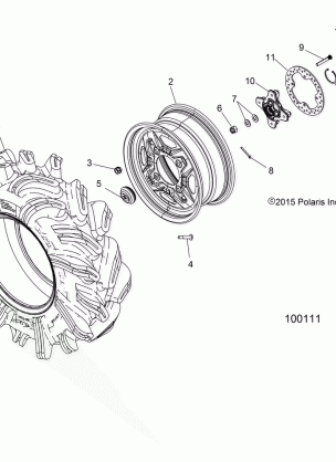 WHEELS FRONT and HUB - A16SXN85A3