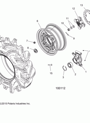 WHEELS REAR and HUB - A16SXN85A3