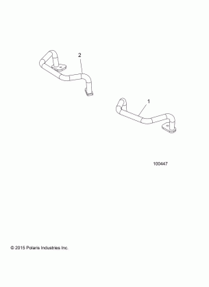 BODY PASSENGER HAND GRIP - A16SXS95CK / CG (100447)