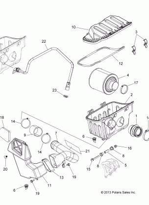 ENGINE AIR INTAKE SYSTEM - A16DAA57N1 / E57NM (49ATVAIRINTAKE15ACE570)