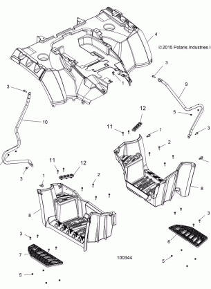 BODY REAR CAB and FOOTWELL - A16SYE95NK